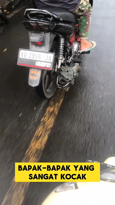 momen lucu ketika melihat kenalpot motor bapak-bapak yang unik ‼️‼️ #unik #ngakak #lucu #aneh