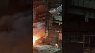How  air pollution system works in induction furnace.