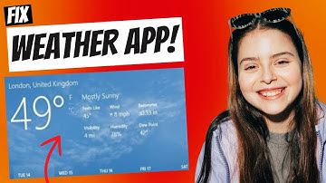 Fix Weather App Not Updating Windows 11 🔧 | Easy Solutions 2025 🌤️
