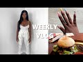 getting back on track, life chats, food shop, new nails &amp; more | WEEKLY VLOG