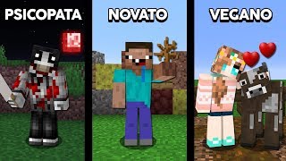 TIPOS DE PESSOAS RECRIADAS NO MINECRAFT!