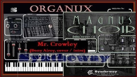 Mr Crowley: Organux Virtual Organ, Magnus Choir VST VST3 Audio Unit + EXS24 KONTAKT Windows / macOS