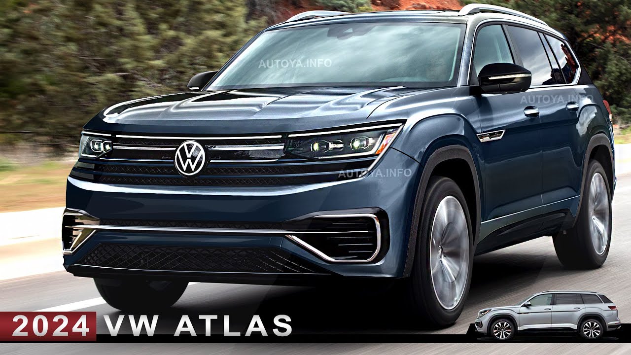 New 2024 VW Atlas FIRST LOOK in Official Teaser & our Renderings