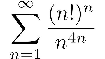 Infinite Series Converges or Diverges SUM((n!)^n/n^(4n)) Example with the Root Test