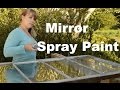 Using Mirror Paint to turn Glass into a Mirror