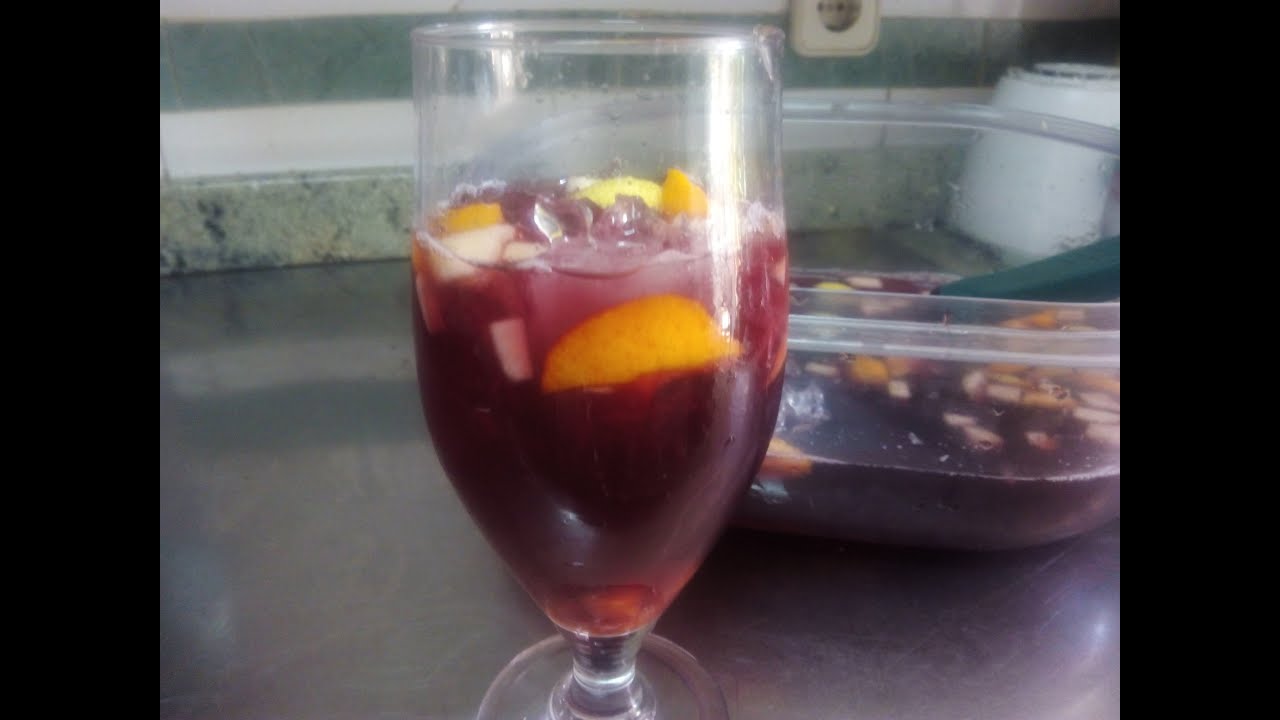 Como hacer sangría española fácil spanish sangria 3ª