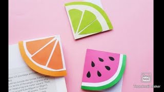 Fruit Slice Corner Bookmarks - Frugal Mom Eh!