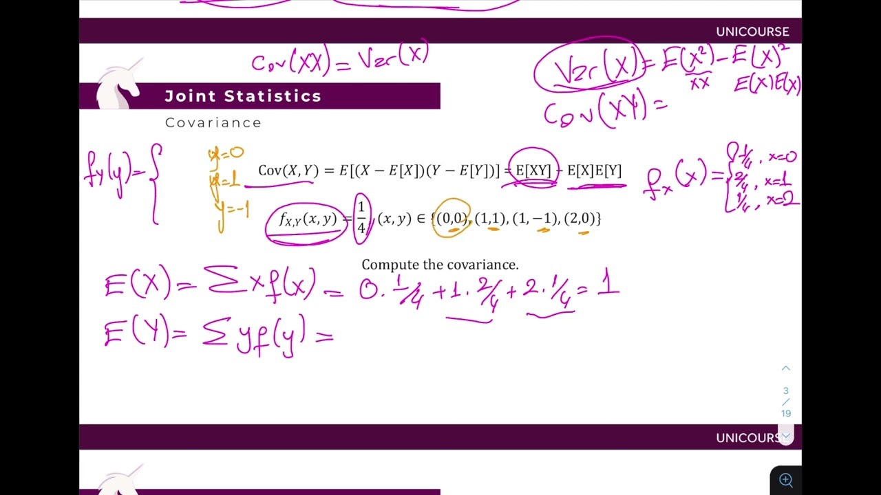 Özyeğin Üniversitesi | MATH 215 | Probability and Random Variables | Midterm II - Final (Part II)