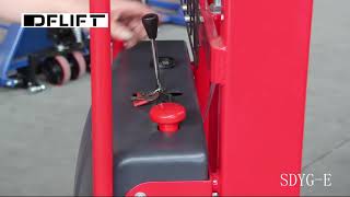 Semi electric stacker
