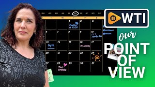 YCCYYCCY Black Glass Dry Erase Calendar | Our Point Of View