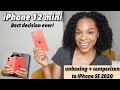 iPhone 12 mini Unboxing and Comparison to iphone se 2020 | camera quality sold me