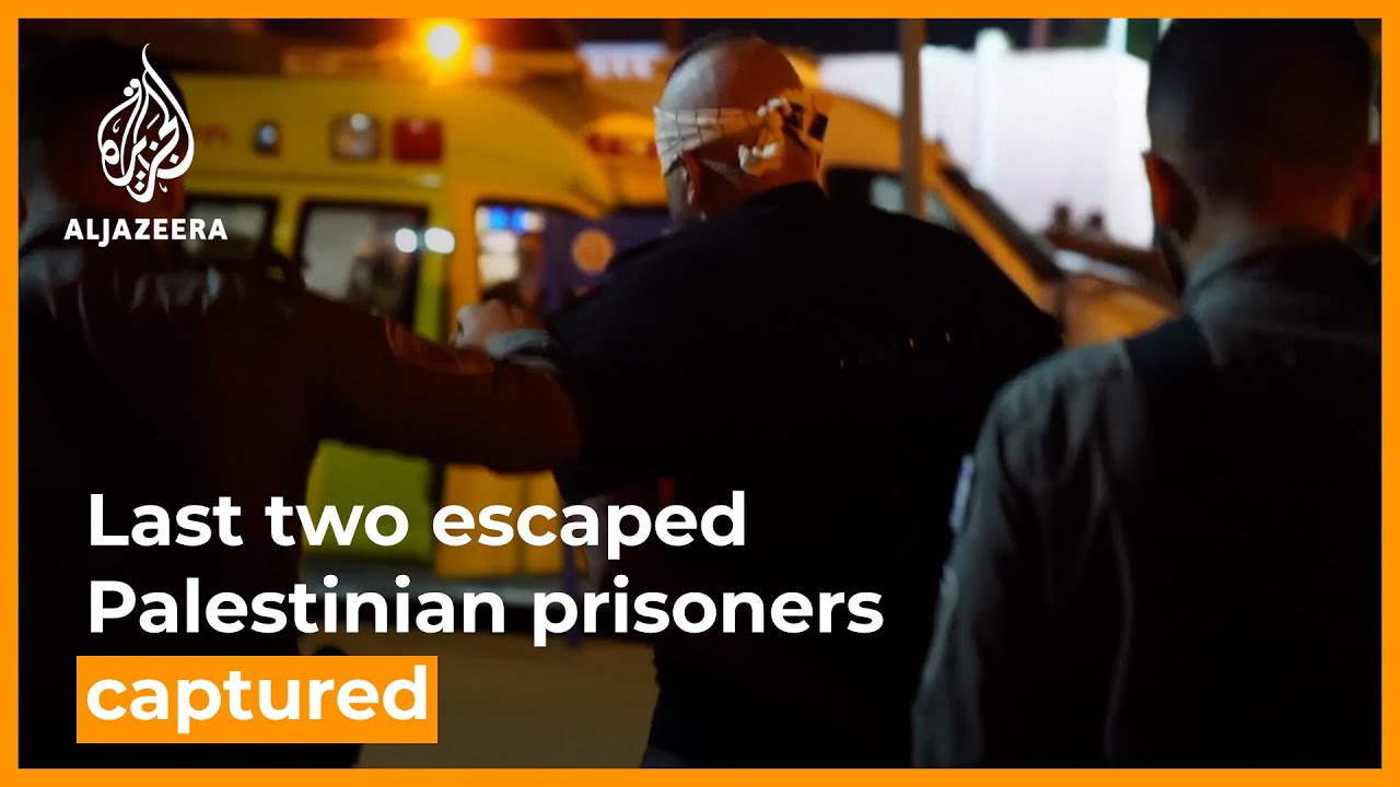 القبض على آخر سجينين فلسطينيين هاربين | موجز الأخبار