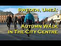 Sweden, Umeå: Autumn Walk in Central Umeå