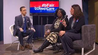 BFAIR2DIRECTCARE rally atPROCTORS SEG5 Wendy Kirk and Valerie