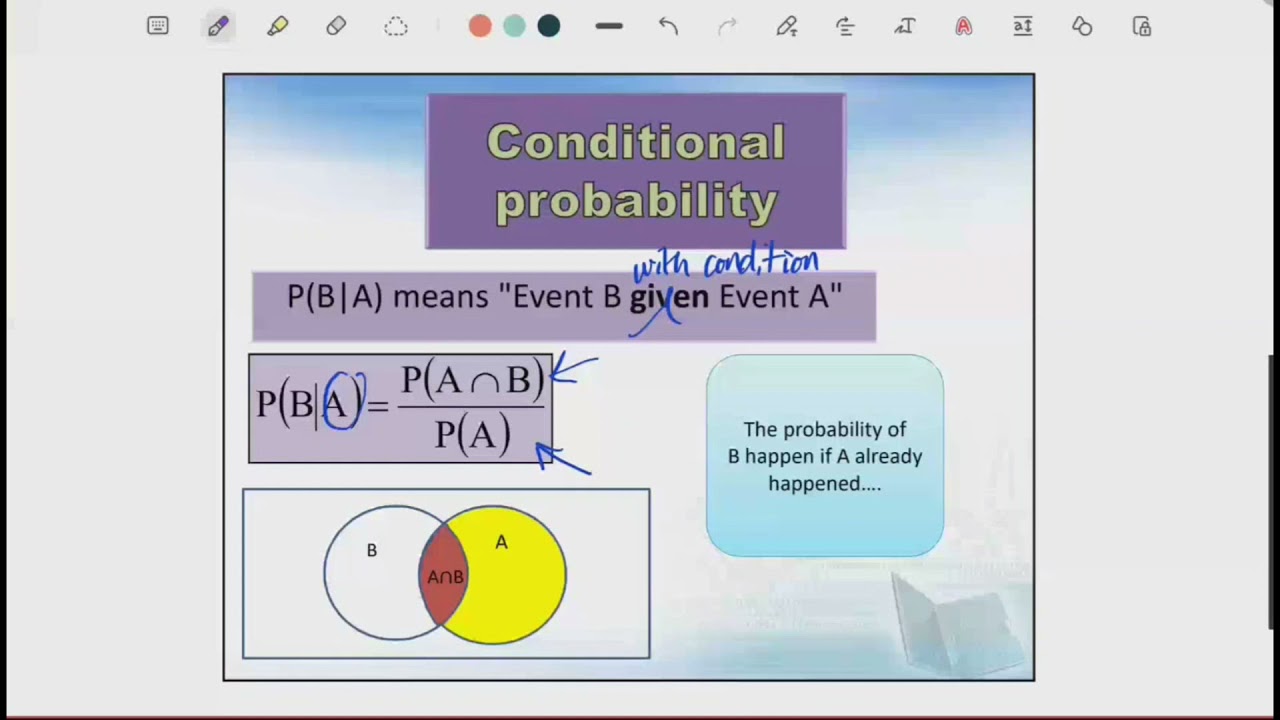 Probability Day 2 Part 4 Conditional Probability YouTube