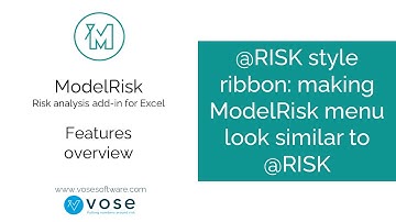 @Risk style ribbon: making ModelRisk menu look similar to @RISK