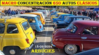 Macro concentración 650 autos clásicos 195088 en Arbúcies. Voitures anciennes. Classic cars.