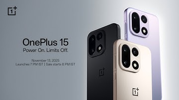 OnePlus 15 Launch Event | Power On. Limits Off.