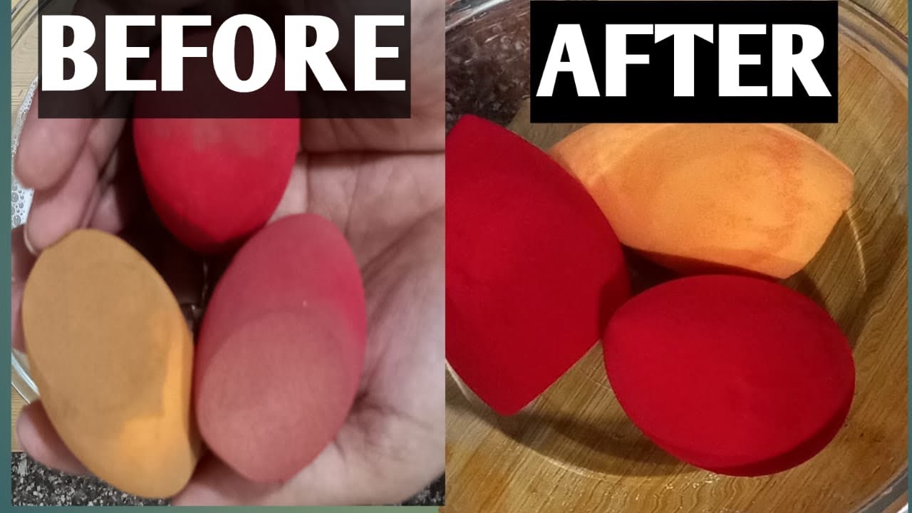 How to clean your beauty blender - YouTube