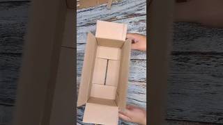 Mira que hacer con una caja de cartón fácil #diy #shorts #artesanato #viral #craft