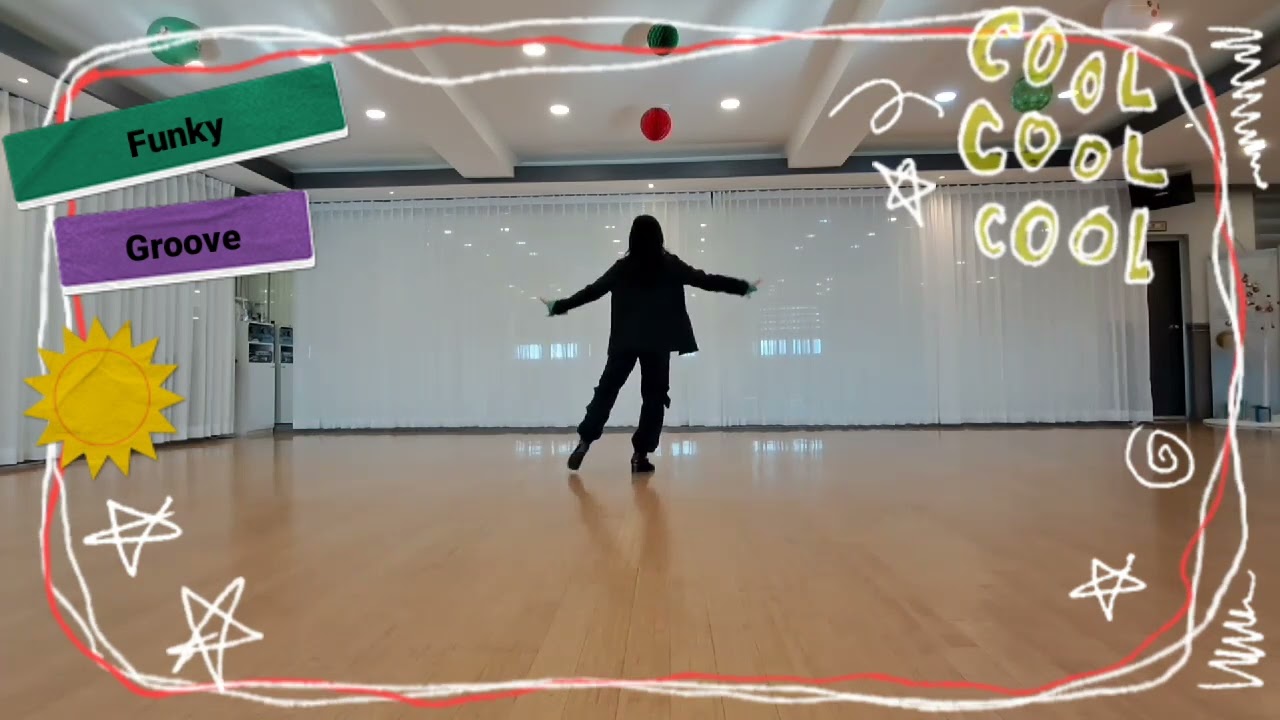 Funky Groove line Dance  // 펑키 그루브 라인댄스// High Beginner