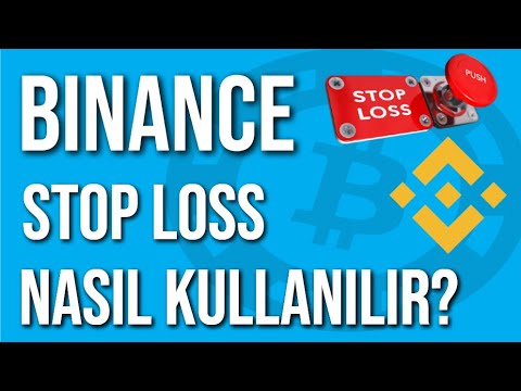 Binance Mobil Stop Loss (Zarar Kes) Nasıl Kullanır ? Düşüşlerde Zararını Durdur !