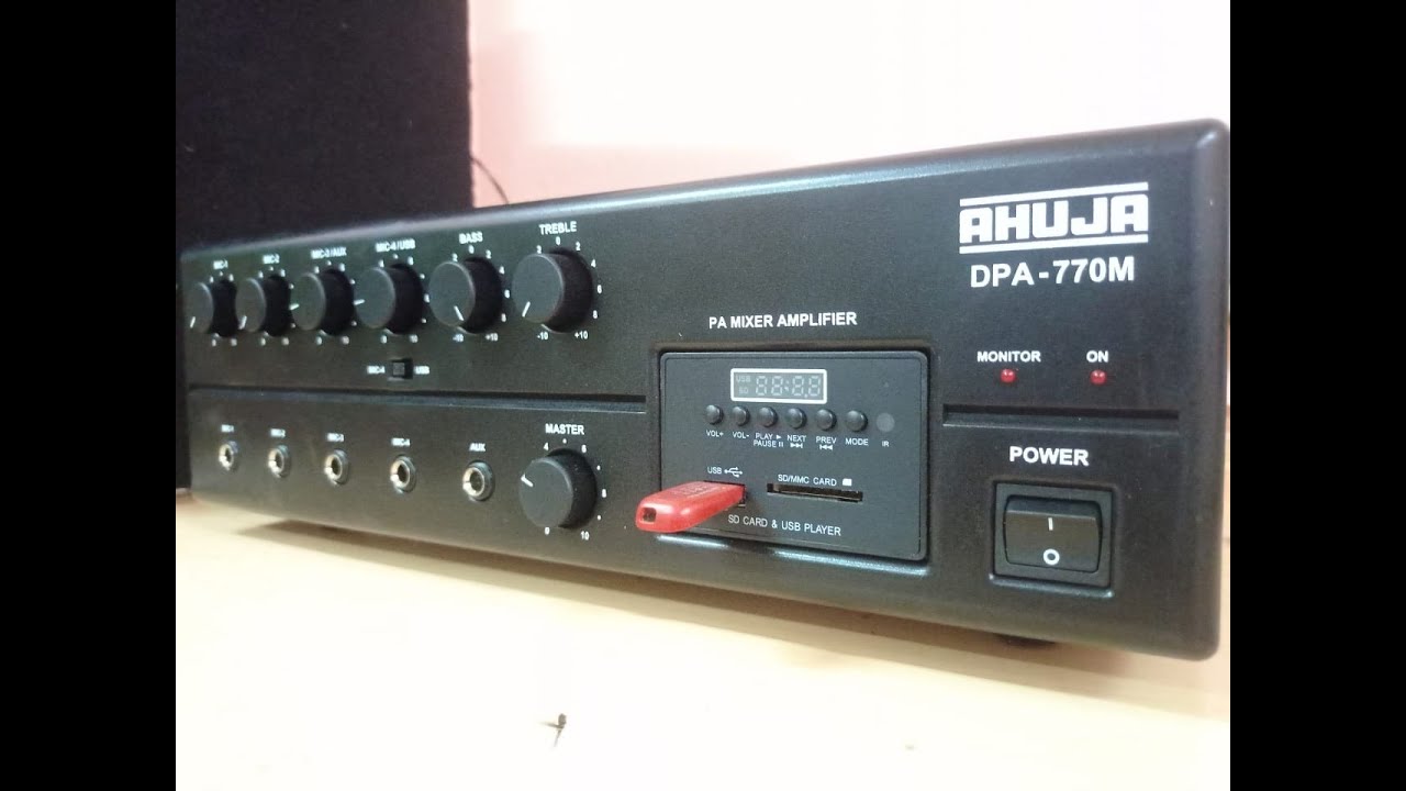 Unleash the Power of Ahuja DPA770 Watt Amplifier Specs, Features, and
