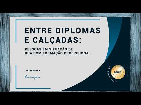 DOCUMENTARY — BETWEEN DIPLOMAS AND SIDEWALKS