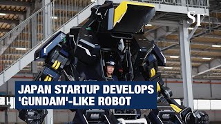 Japan startup develops 'Gundam'-like robot - YouTube