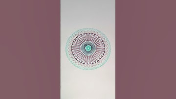 Beauty of SpiroGraph  #satisfying #spirograph #art #asmr #highlightseveryone  #tranding #shorts