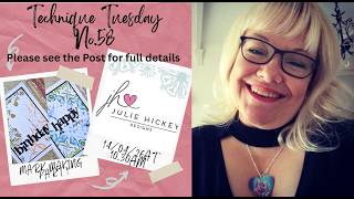Technique Tuesday #58 Mark Making Backgrounds for Stamped Cards with Phillipa Lewis