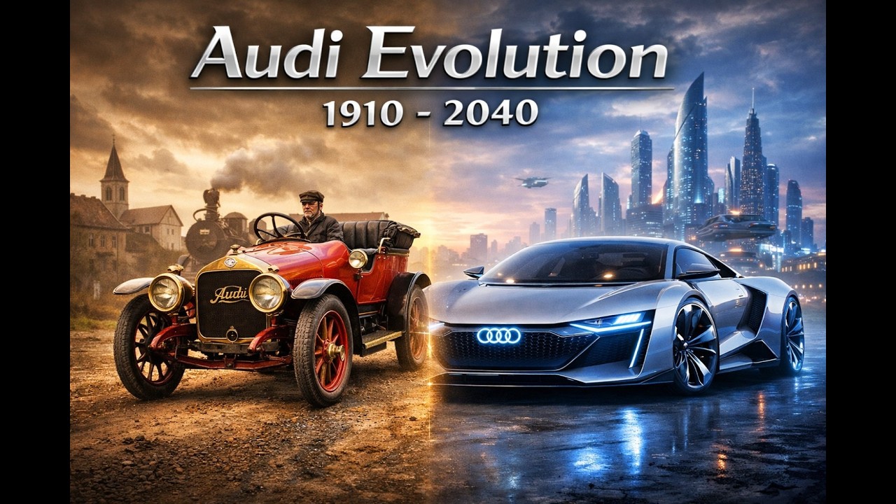 Audi Evolution EXPOSED 1910 to 2040 | Complete timeline | Chronyva Drive