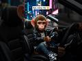 Baby Monkey enjoy night ride 😍 | Realistic Jump Scene 🔥 | Viral Short#shorts #trending #monkey