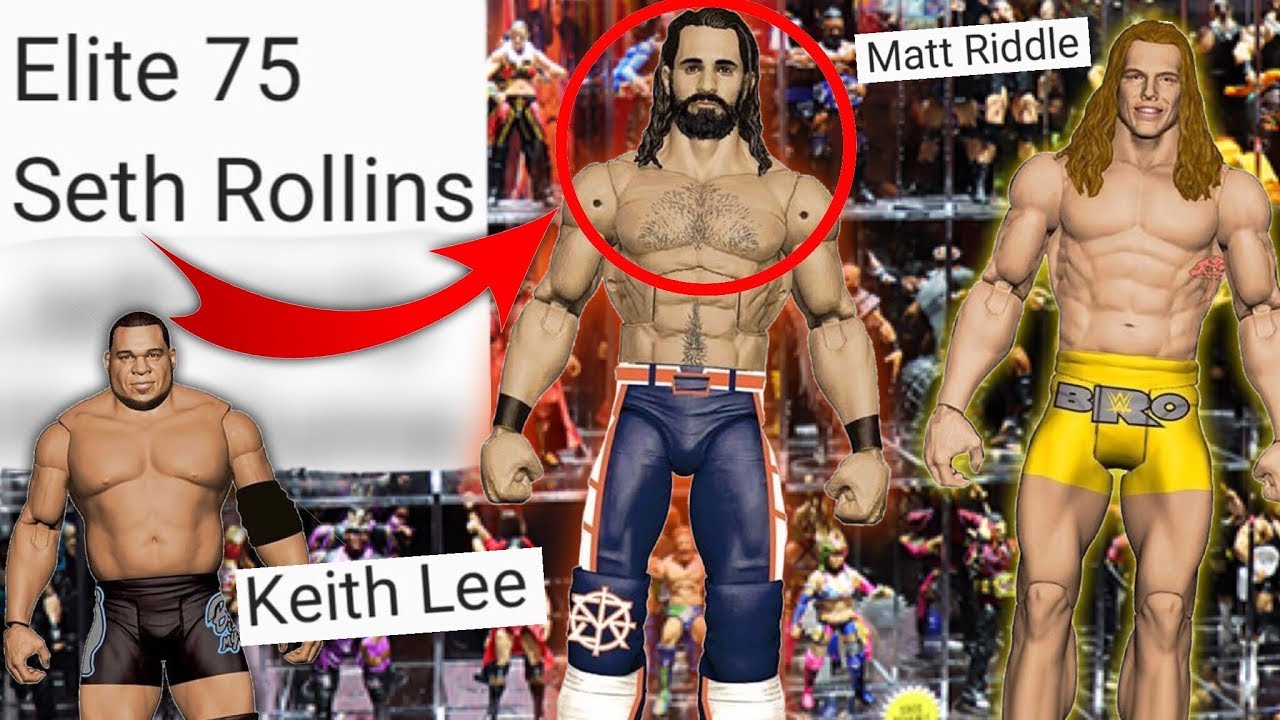 WWE ACTION FIGURE SERIE ELITE 75 NEW MATTEL TOY WRESTLING