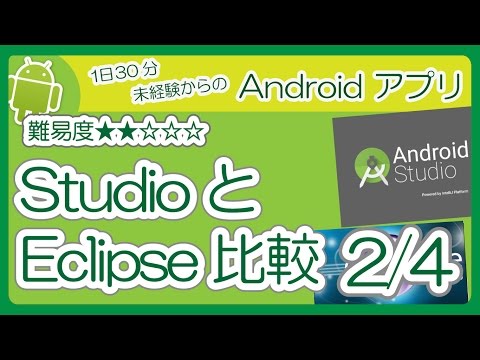 StudioとEclipseを比較してみた 2/4 ～ 起動編 ～