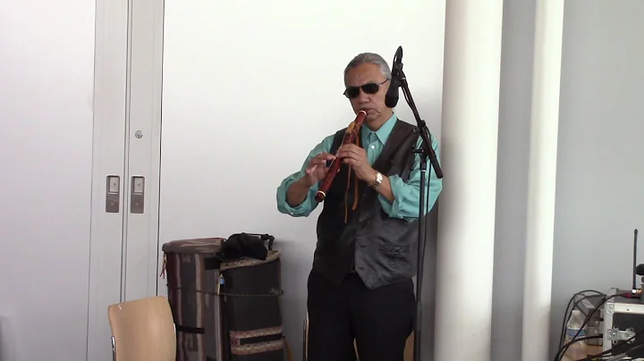 2017 07 30 Fred Curtis plays Native American flute...