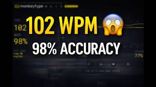 102 WPM Typing Speed Test 🔥 | 98% Accuracy | 30 Sec English Challenge