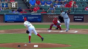 SEA@TEX: Cruz lines an RBI double to left field