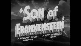 Son of Frankenstein 1939 Trailer from 35mm Nitrate - HD