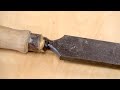 CHISEL RESTORATION: HOW TO BRING RUSTY TOOLS BACK TO LIFE!!!