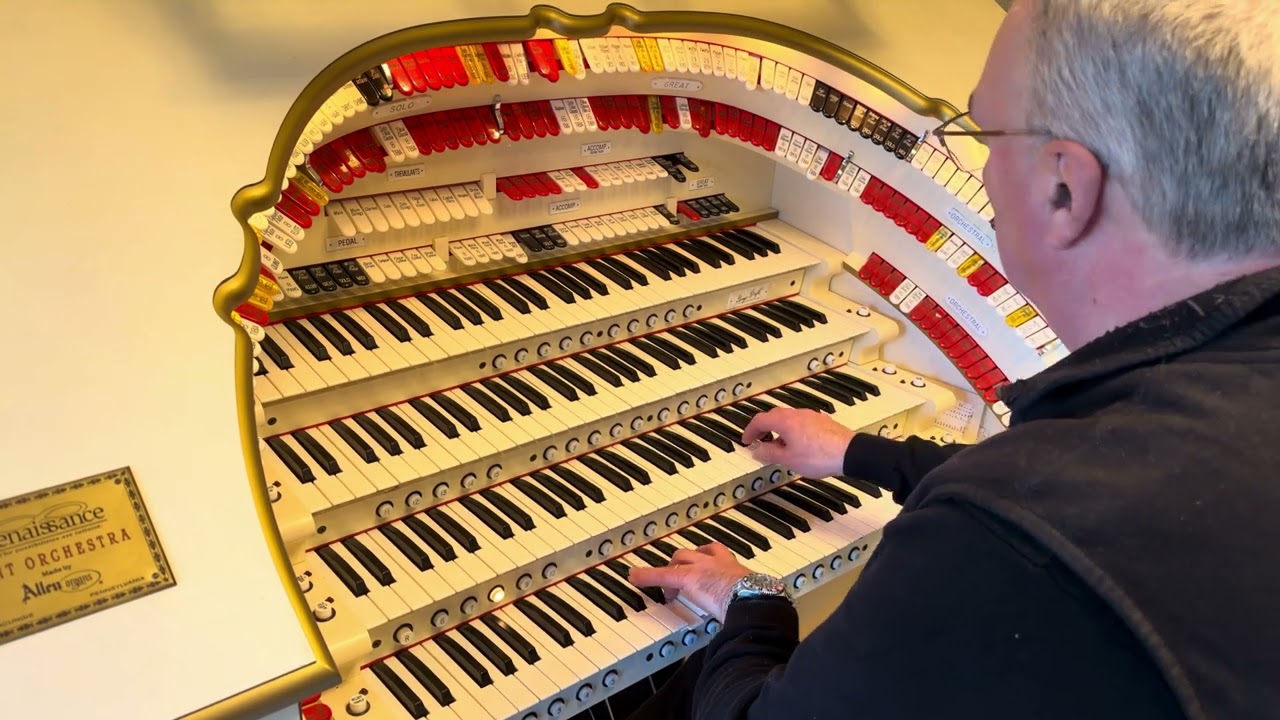 Allen GW4 'George Wright' Digital Theatre Organ  'Anything Goes'  #organ #organist #electronicorgan