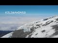 Kilimanjaro with a drone in 4k