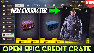 Free Epic Credit Crates Opening 🤩 | Call Of Duty Mobile
