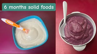 6Months-12months Baby Foods | Homemade Stage 1 Baby Foods | Baby Solid Food Recipes ~ Faith Vibes