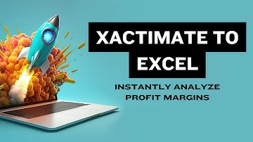 Export Estimates From Xactimate To Excel and Instantly Analyze Job Costs