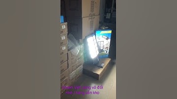 Video đèn sân vườn năng lượng mặt trời cảm biến 500w
