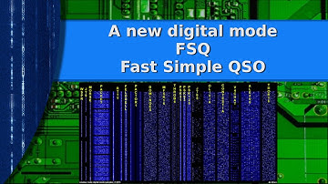 Ham Radio - FSQ a new digital chat mode