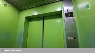 Schindler 300P Traction Service Elevator - Senayan City Jakarta Indonesia (Service Elevator)