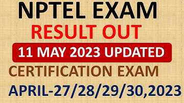 NPTEL Exam Result out || NPTEL Exam April 2023 Result updates || NPTEL Result Download||NPTEL Result