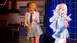My Dress-Up Darling Cosplay Anime Makeup Reincarnation In Marin Kitagawa - Foxyelf